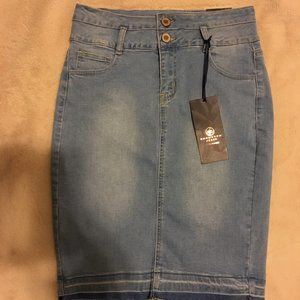 Boom Boom Jeans Denim Pencil Skirt L